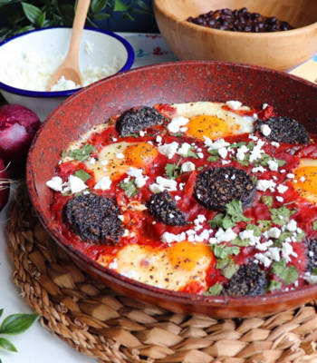 Sponsored: Huevos rancheros with Clonakilty Blackpudding