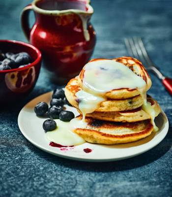 Condensed milk pancakes