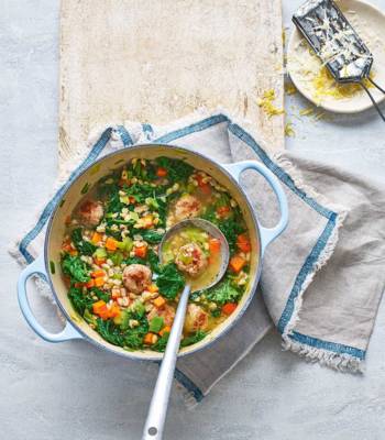 Turkey meatball hotpot