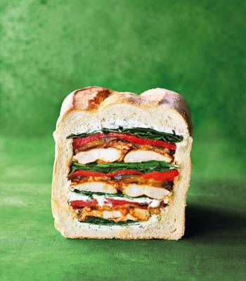 Chicken shawarma picnic loaf 