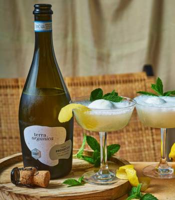 Sponsored: organic Sgroppino with lemon sorbet