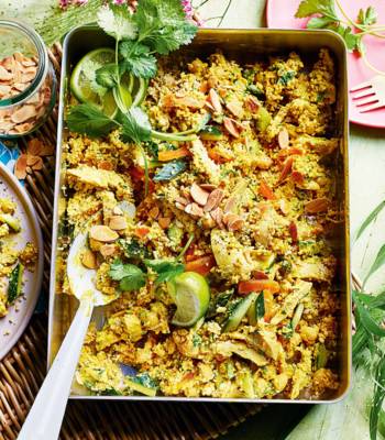 Coronation chicken couscous