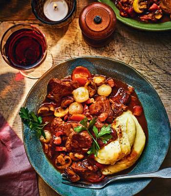 Slow-braised beef and ale stew
