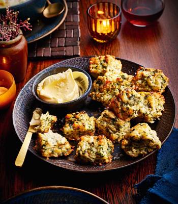 Mature cheddar and herb scones