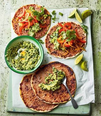 Smashed sausage fajitas 