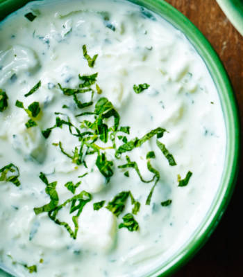 Cucumber raita