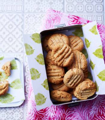 Peanut butter shortbread cookies