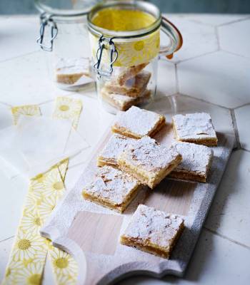 Lemon curd squares  