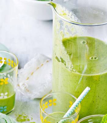 Green breakfast smoothie