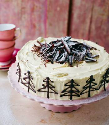 Baked white chocolate cheesecake 