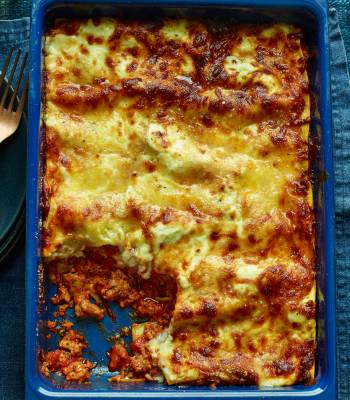 Cheat’s sausage lasagne
