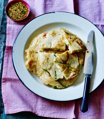 Pajeon (seafood pancakes)
