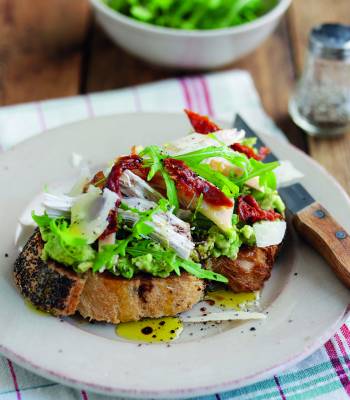 Avocado brunch spread