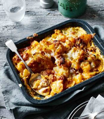 Chorizo and Manchego potato bake