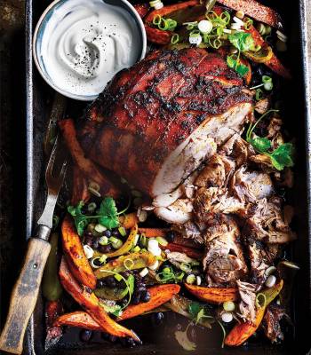 Mexican pork with sweet potatoes