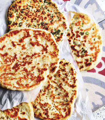 4-ingredient flatbreads