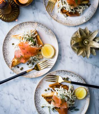 Smoked salmon and celeriac remoulade