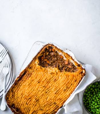 Shepherd's pie with root veg mash