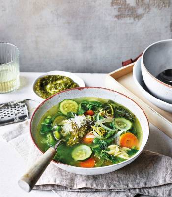 Spring minestrone