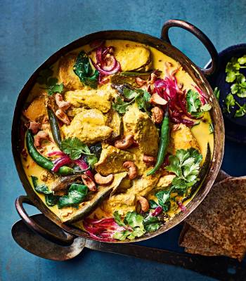Chicken and aubergine curry