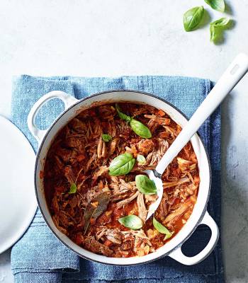 Slow-cooked pork and fennel ragu