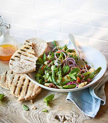 Three bean salad with spices