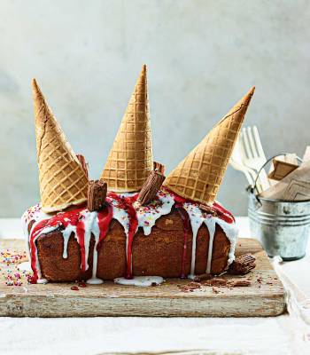 Melted ice cream cake