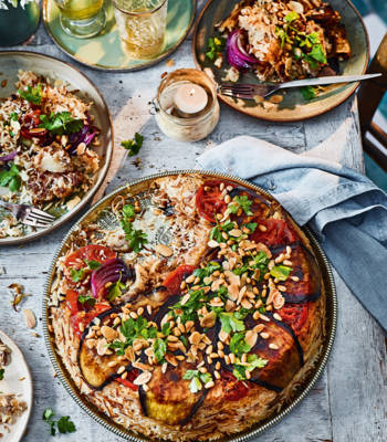 Maqluba (upside down rice cake)