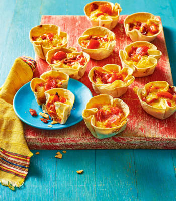 Breakfast tortilla cups
