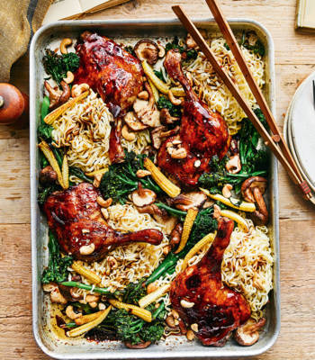 Sticky tamarind and ginger duck