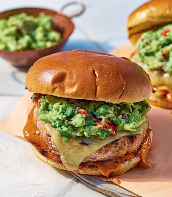 Guacamole turkey burgers