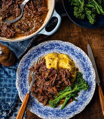 Espresso-and-whisky-braised ribs