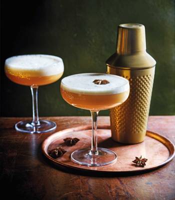 Spiced cider flip