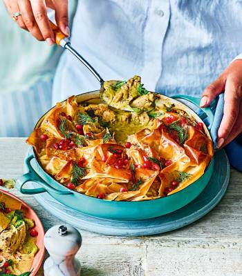 Sumac and dill chicken pie