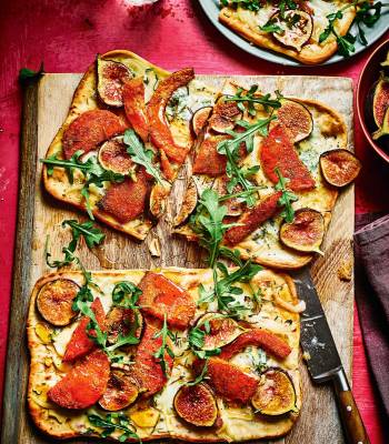 Autumn harvest flatbread