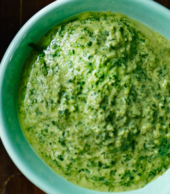 Fresh coriander chutney