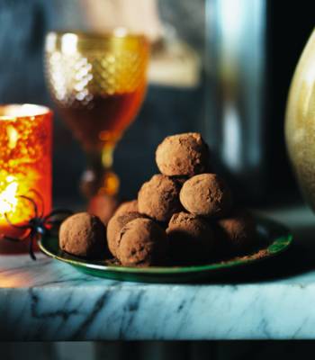 Chilli, ginger and chocolate truffles