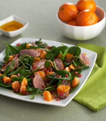 Easy peelers and duck salad