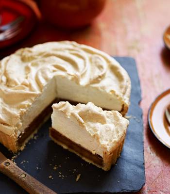 Pumpkin meringue pie
