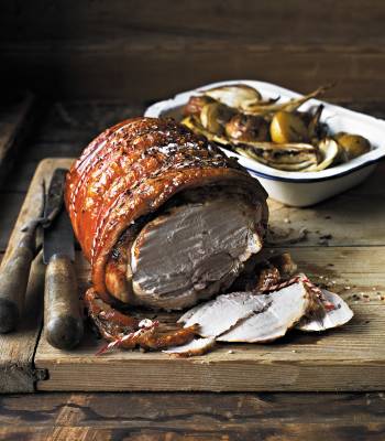 Chilli and fennel roast pork