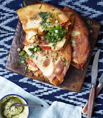 Prawn quesadillas 