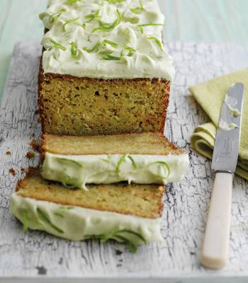 Zesty avocado and lime cake