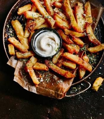 Chunky double-cooked chips