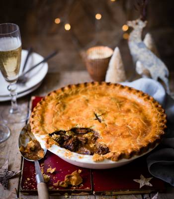 Steak and Stilton pie 