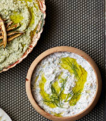 Aubergine and walnut dip