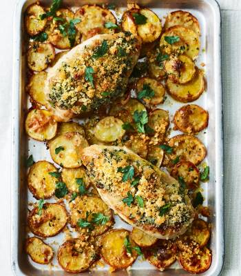 Chicken kiev bake