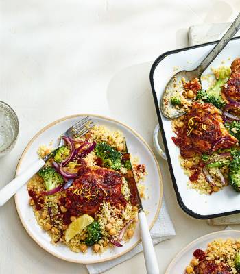 Harissa chicken and couscous 