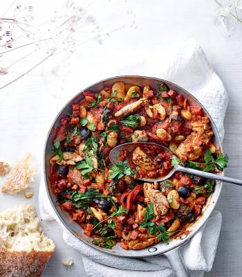 Chicken and chorizo one-pot