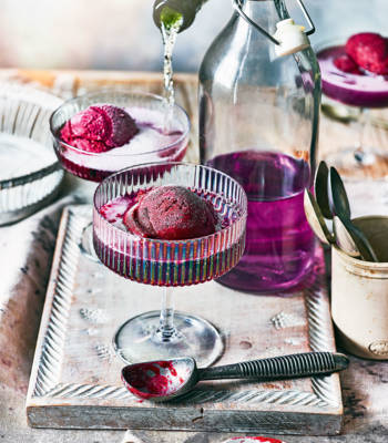 Blackcurrant and thyme summer royale