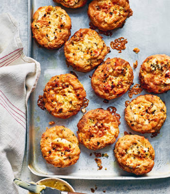 Cheesy courgette scones